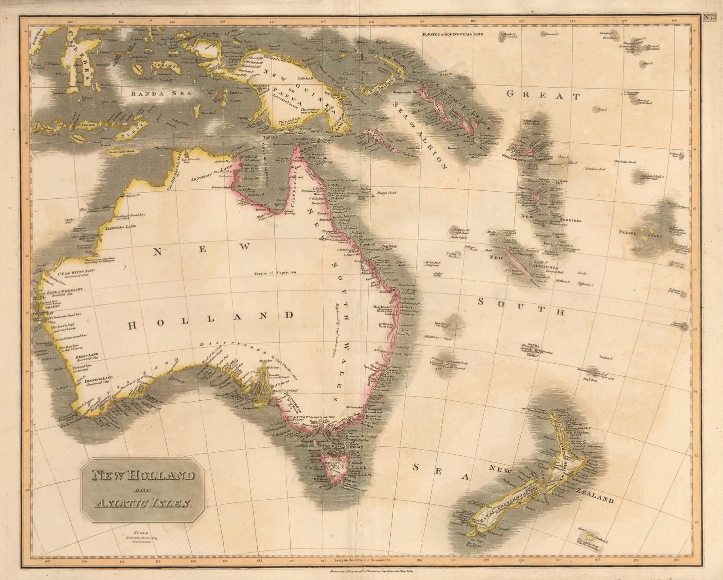 1814 New Holland and Asiatic Isles