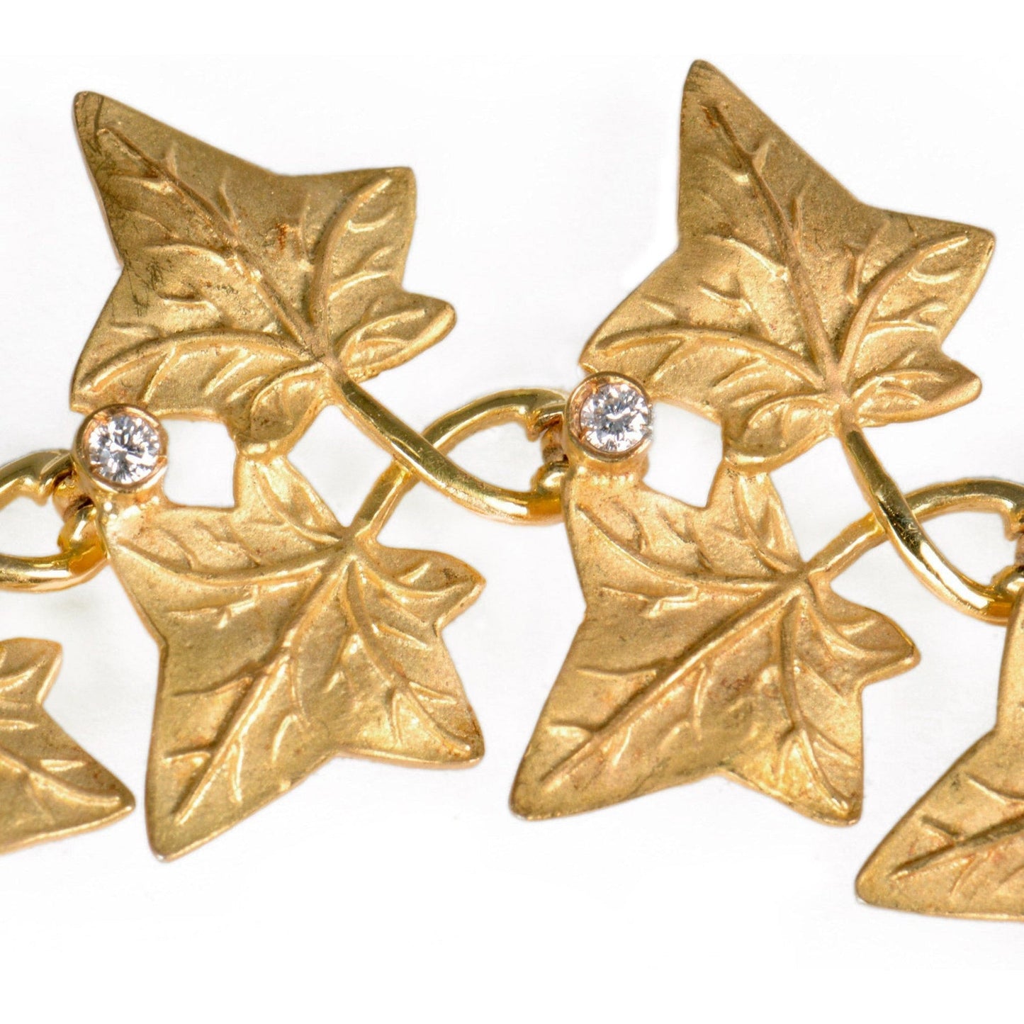 Bracciale con Foglie di Edera - Oro 18 k