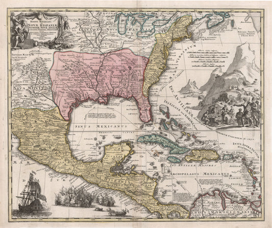 1725 Regni Mexicani Seu Nova Hispanae