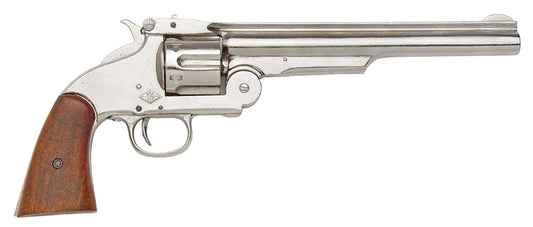 1869 Old West Schofield Western Nickel Finish Non-Firing Replica Pistol