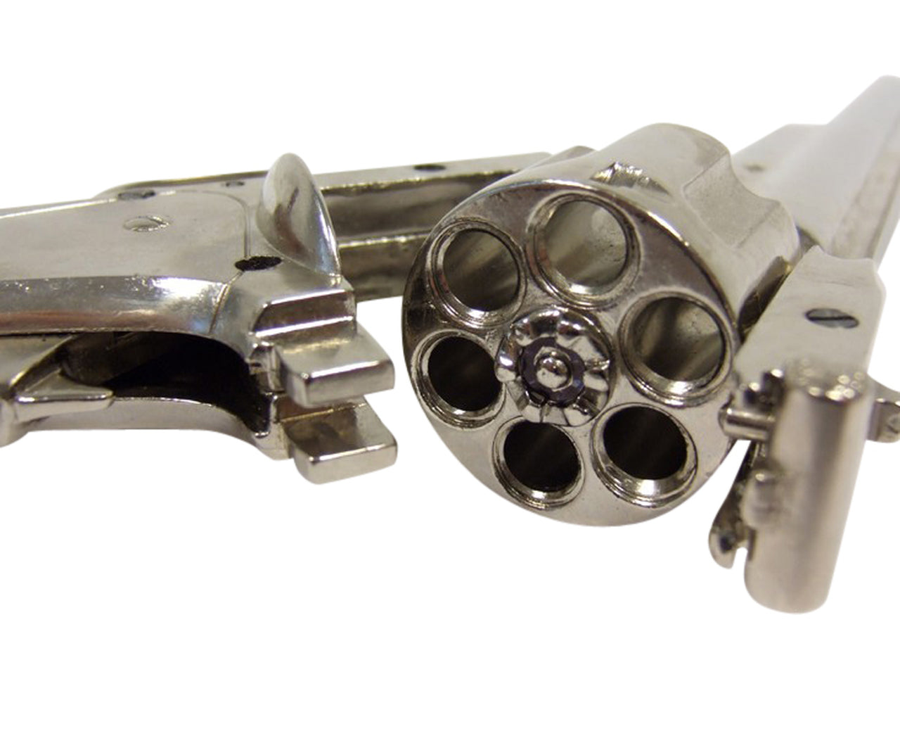 1869 Old West Schofield Western Nickel Finish Non-Firing Replica Pistol