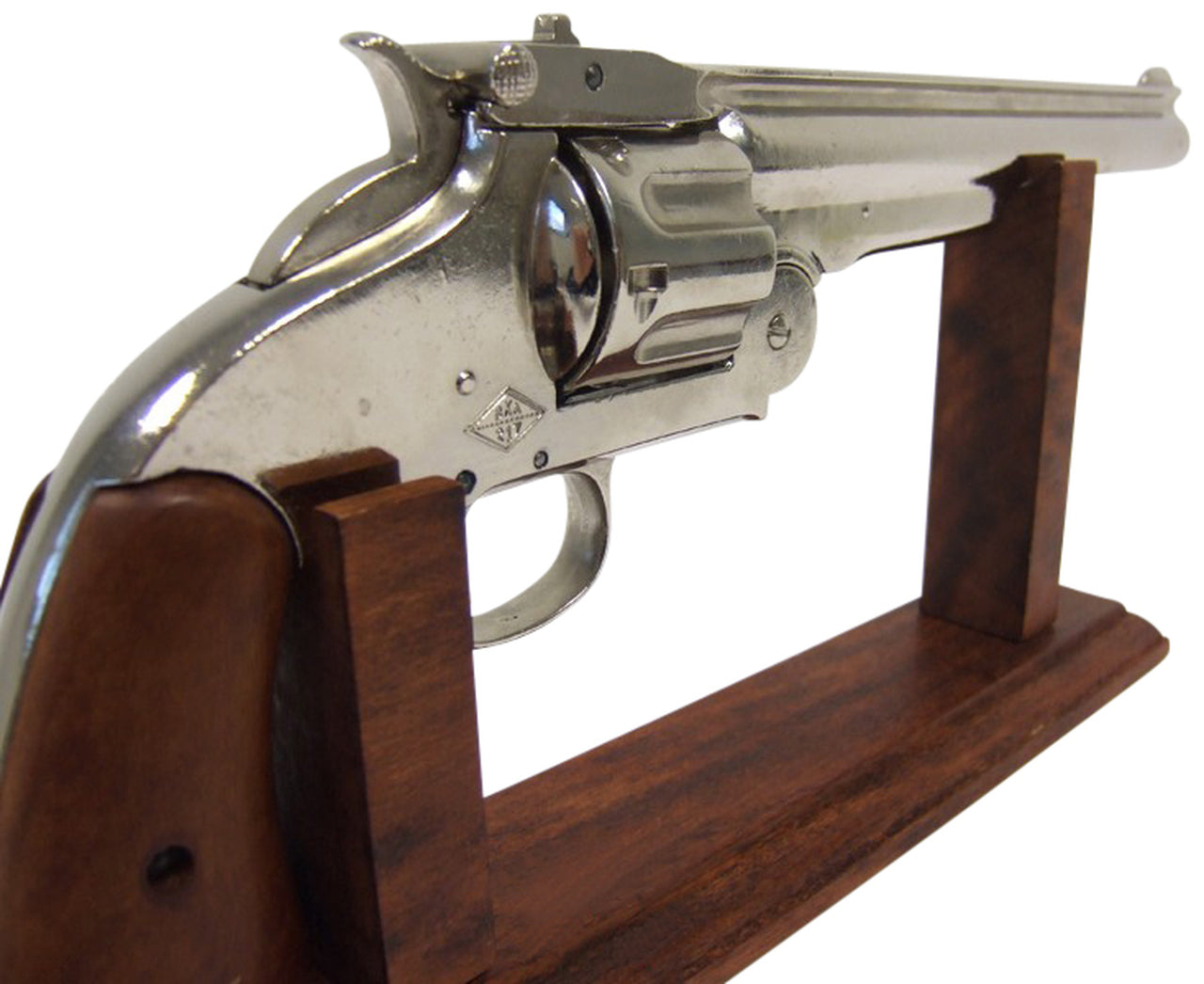 1869 Old West Schofield Western Nickel Finish Non-Firing Replica Pistol