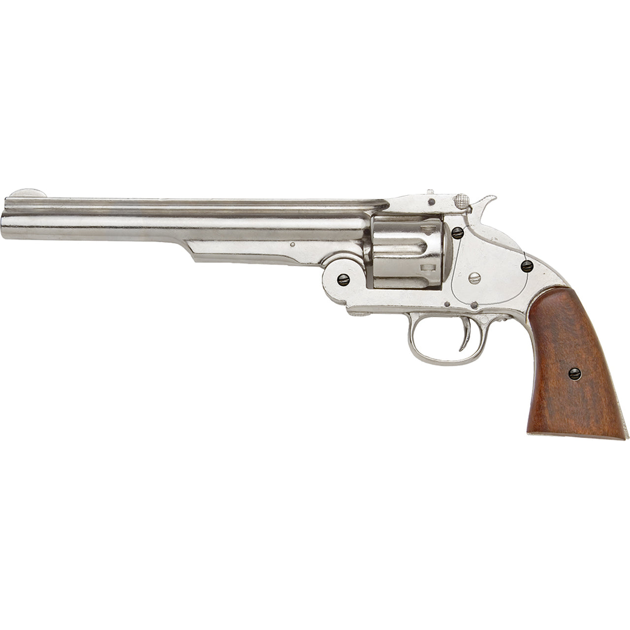 1869 Old West Schofield Western Nickel Finish Non-Firing Replica Pistol