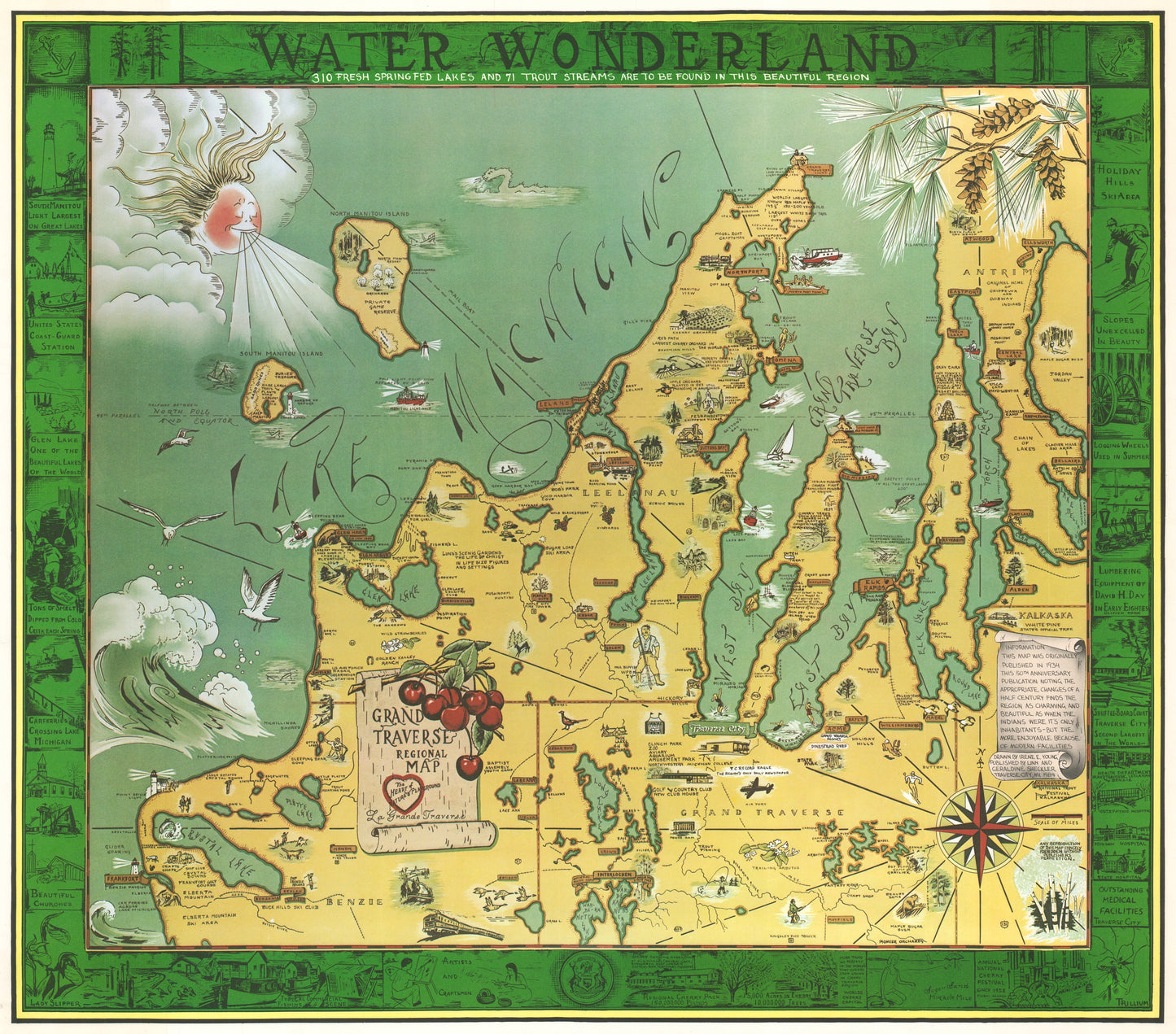 1984 Grand Traverse Regional Map