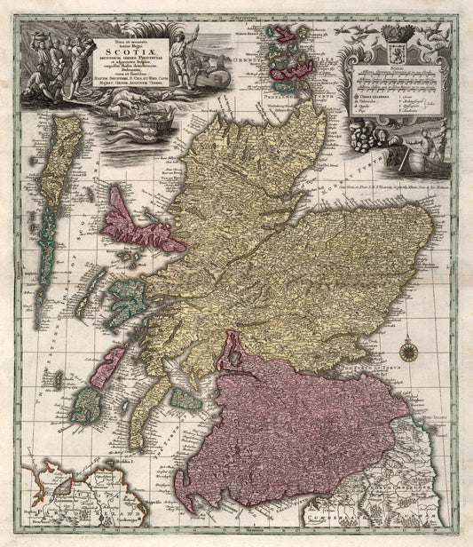 1740 Nova et accurata totius Regni Scotiae...