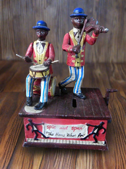 Black Americana Cast Iron Bank Spic & Span