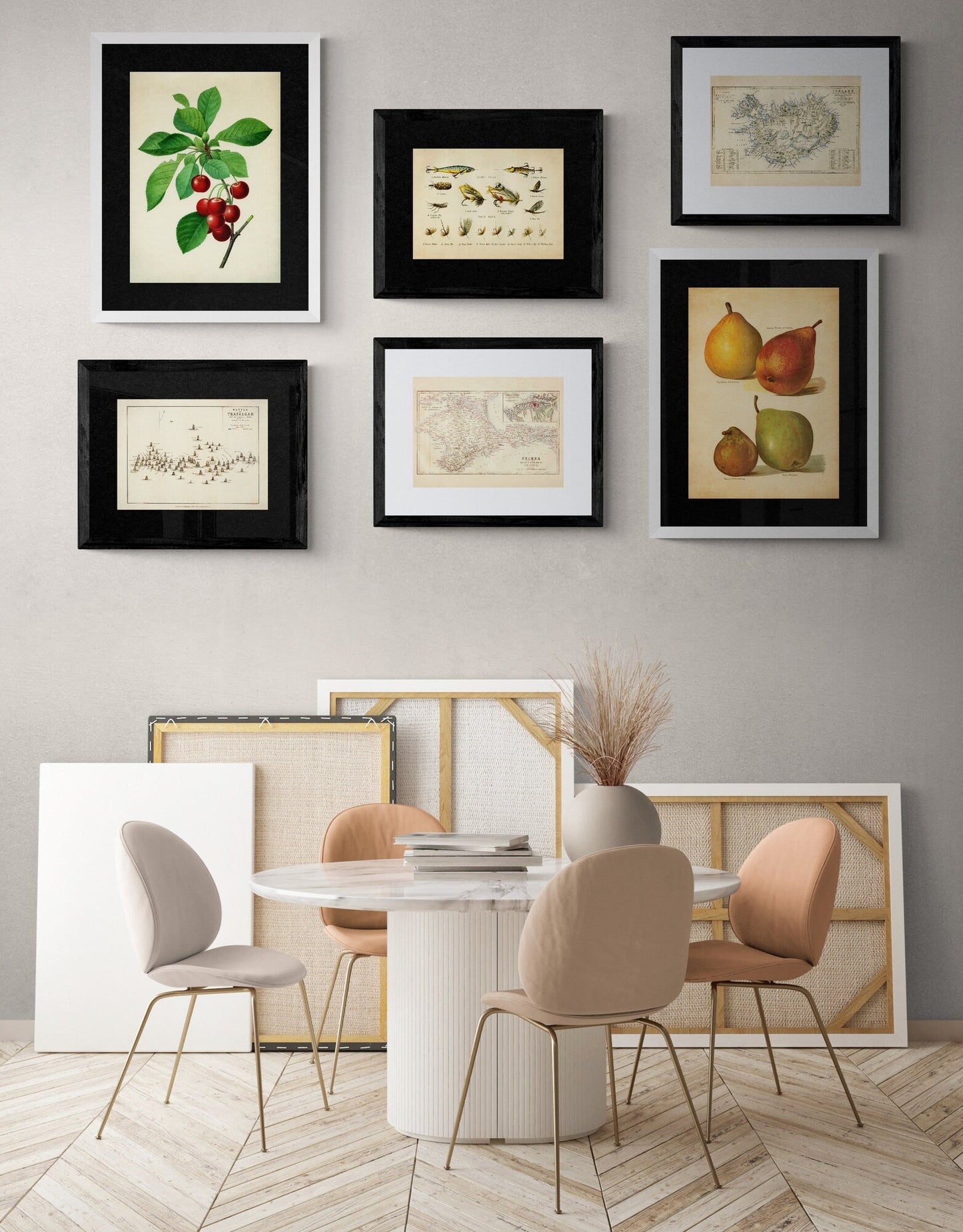 Battle of Waterloo Map showing positions in Battle