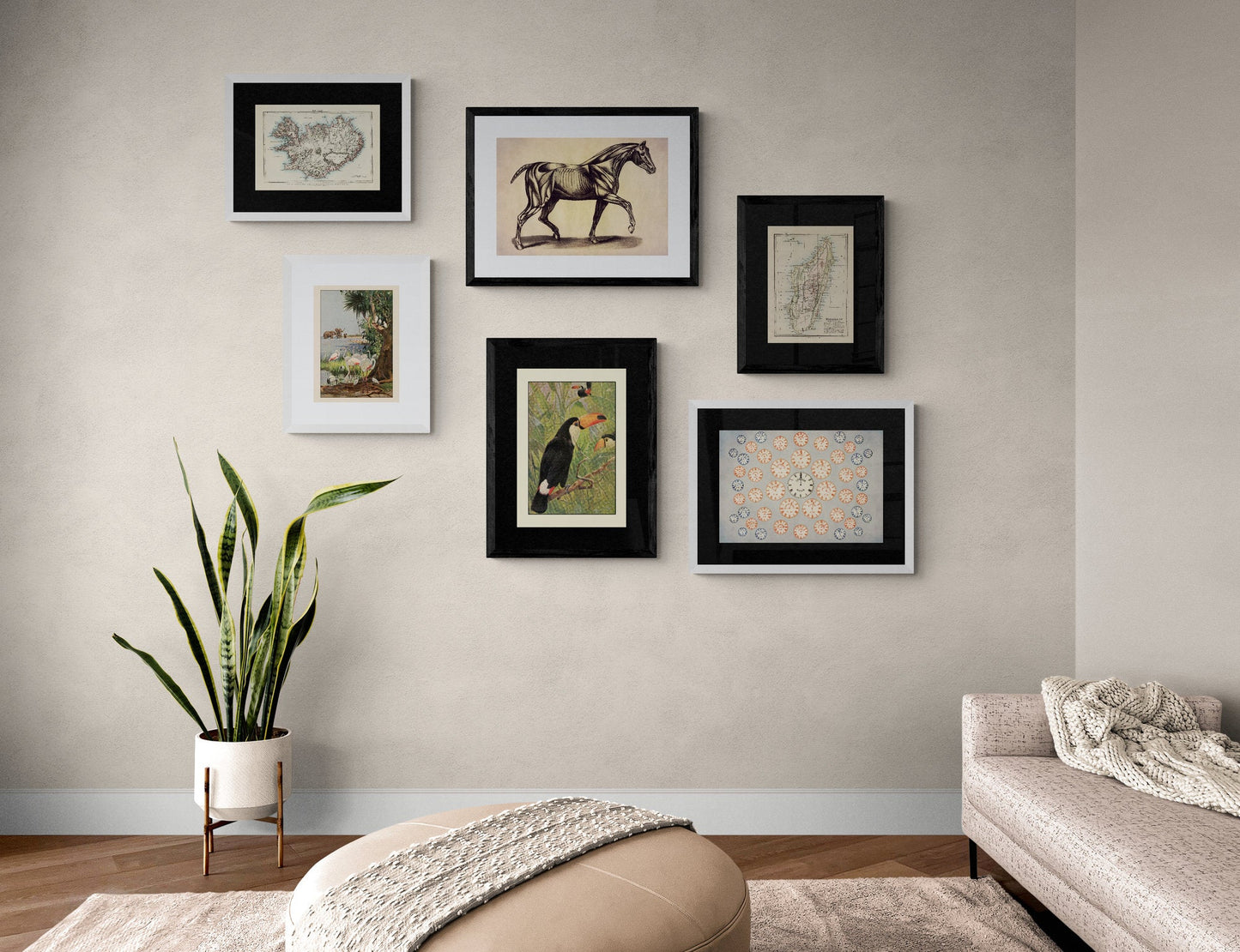 Kraken attacking Ship Print dated 1839