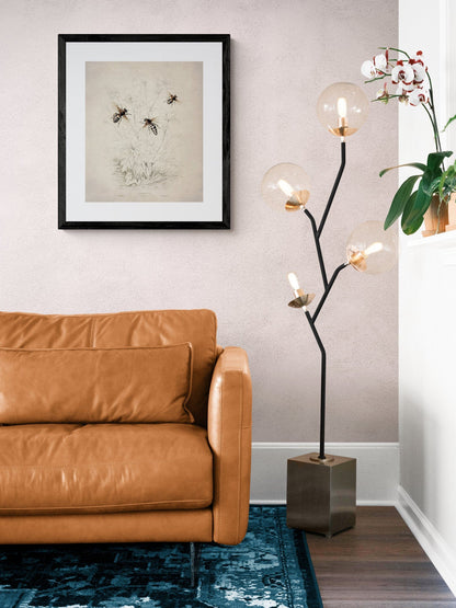 Honeybee (Male, Queen and Worker) Print