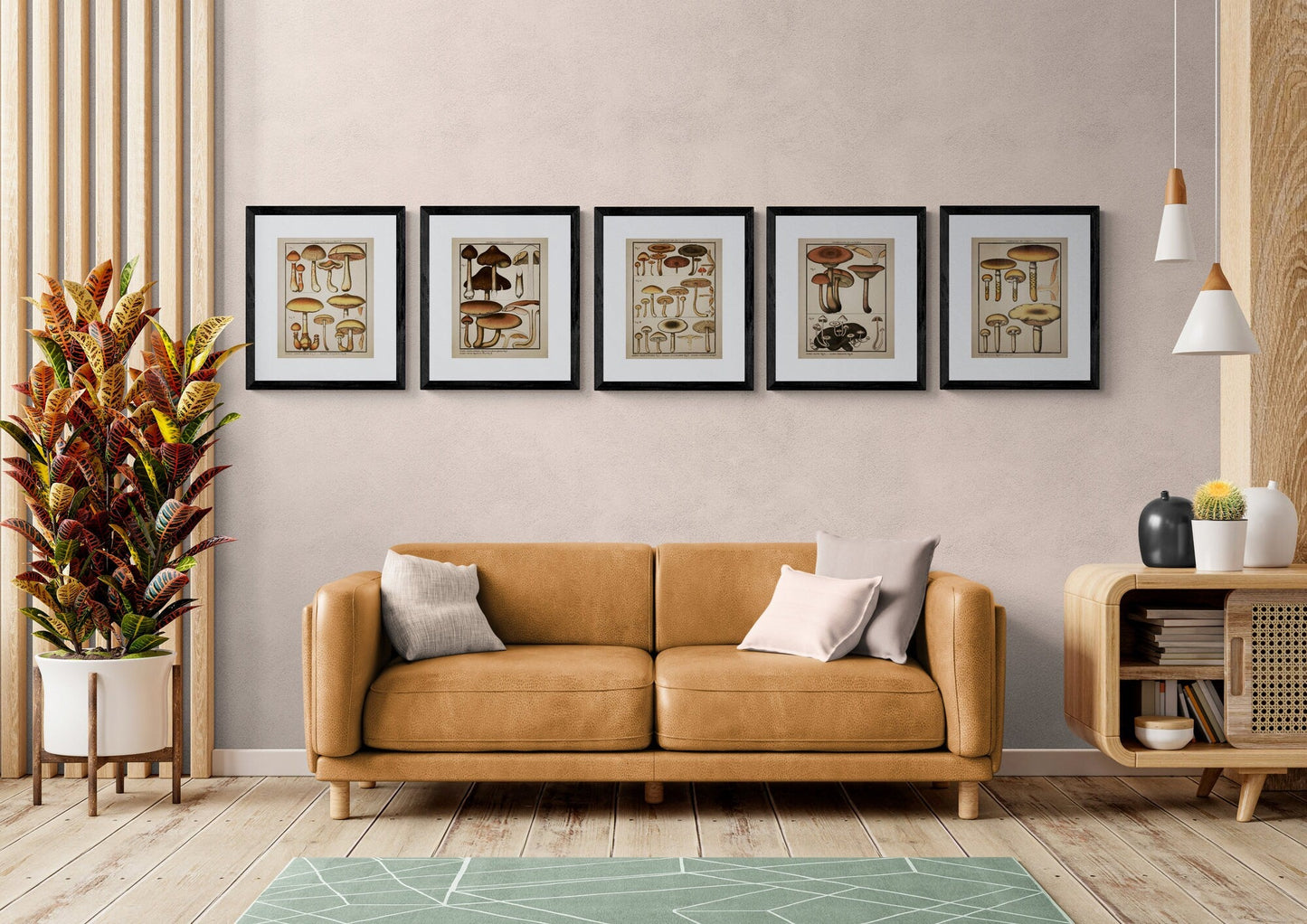 Fungi Mushroom Print