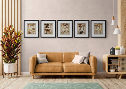 Fungi Mushroom Print