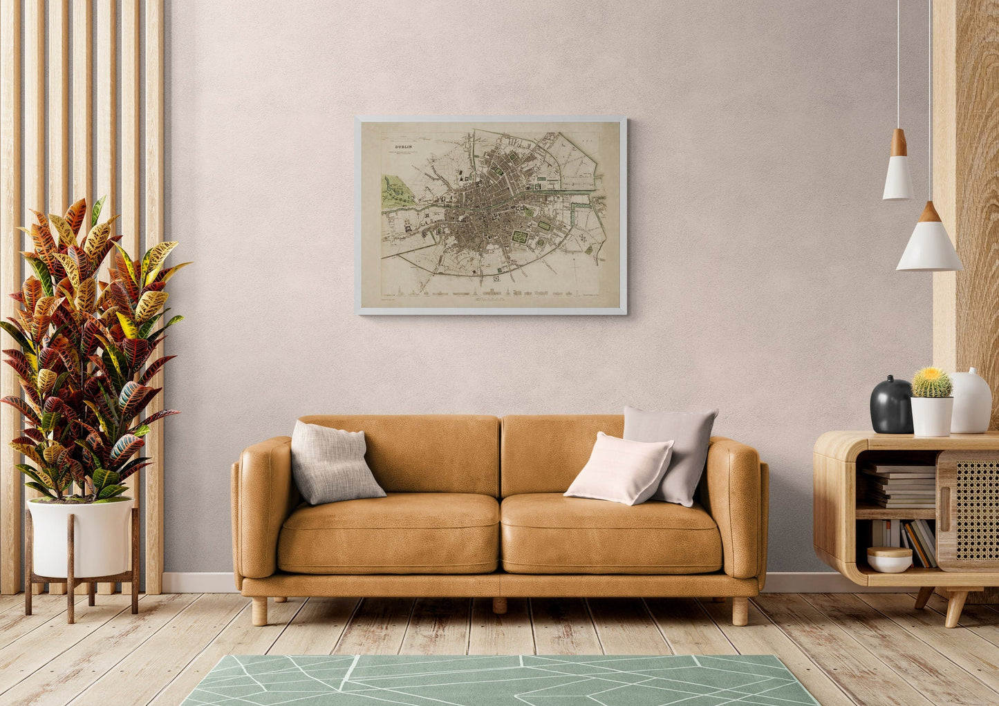 Dublin City Plan dated 1836