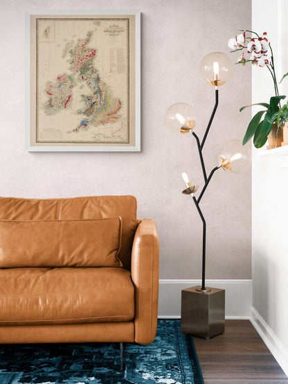 Geological Map of the British Islands dated 1840